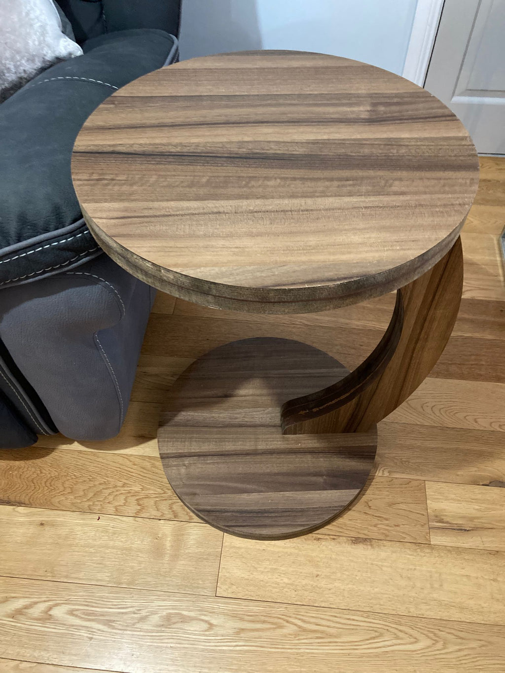 Wooden and Resin Side Tables