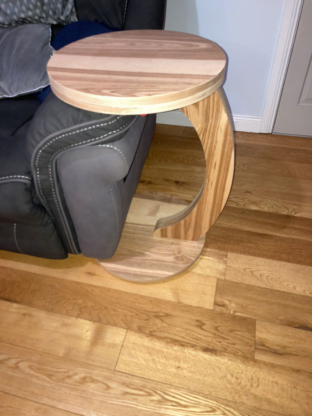 Wooden and Resin Side Tables