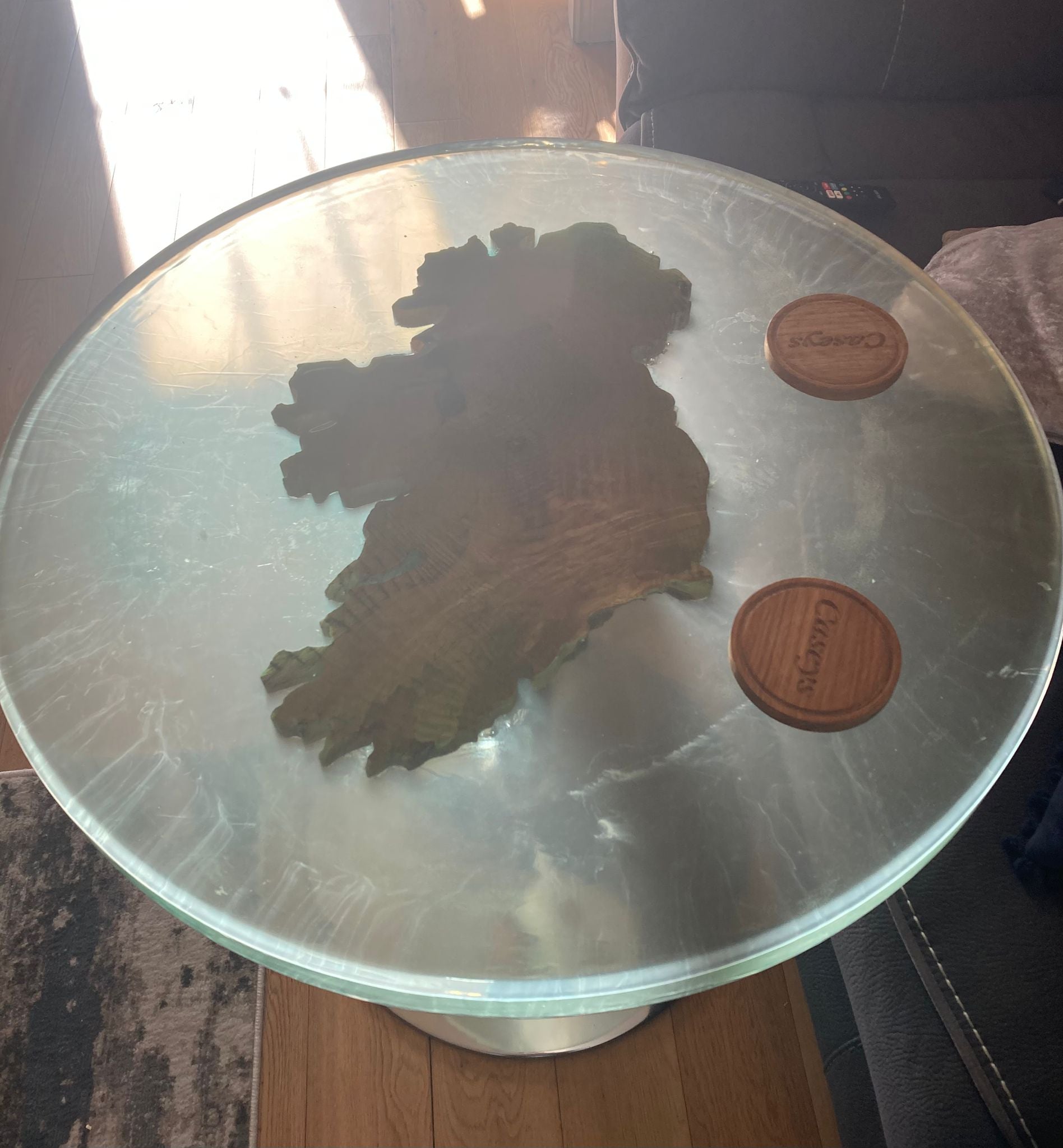 Wooden and Resin Coffee Tables